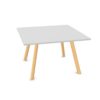 Kusch + Co Creva Table A-Leg Lwm Base Without Top Gap 4-Leg Square Meeting Table