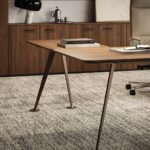 Frezza Spike Wood Top Executive Desk