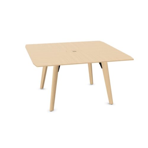 Bralco Square Meeting Table Wooden Worktop Conference Table
