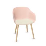 Gaber Dame 4-Leg Upholstered Seat Shell Chair