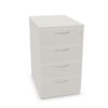 Nowy Styl Easy Space Stationary Pedestal Fixed 4 Drawers Pedestal Cabinet