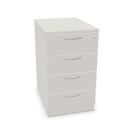 Nowy Styl Easy Space Stationary Pedestal Fixed 4 Drawers Pedestal Cabinet