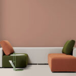Diemme Square Modular Upholstered Pouf