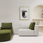 Diemme Square Modular Upholstered Pouf