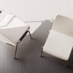 Kusch + Co Duo Stationary Chair 4-Leg Stb Frame Wooden Uph Back Upholstered
