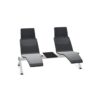 Kusch + Co V-Travel Bench-2 Lounger 2-Seat With Table Beam Seating