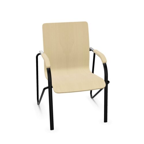Nowy Styl Samba Wood Four-Leg With Armrests Wooden Frame Chair