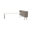 Gaber Workstation 2027 SX 240 Melamine Cabinets Left-Hand Integrated Desk