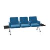 Kusch + Co V-Travel Bench-3 Soft Arm 3-Seat With Armrests Upholstered Beam