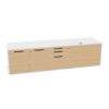 Bralco Freestanding Wooden Doors Storage Cabinet