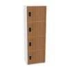 Bralco Aba 4-Compartment Electronic Lock Locker Cabinet