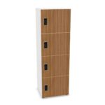 Bralco Aba 4-Compartment Electronic Lock Locker Cabinet