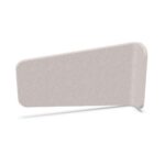 Zilenzio 1400 Short Right Side Screen Right-Hand Bracket Acoustic Desk Screen