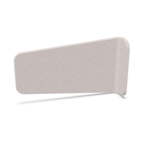 Zilenzio 1400 Short Right Side Screen Right-Hand Bracket Acoustic Desk Screen