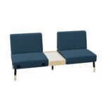 Nowy Styl Tepee S2 Tsm Modular Sofa Upholstered 4-Leg Two-Seater Sofa
