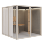 Abstracta Zen Pod Advanced Large Clean Office Pod Configuration Acoustic Room