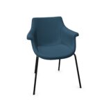 Nowy Styl Kaika 4L Double 4-Leg Upholstered Armchair