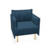 Kusch + Co Creva Sofa 1-Seater Upholstered Armchair I-Legs Lounge Chair