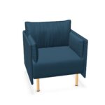 Kusch + Co Creva Sofa 1-Seater Upholstered Armchair I-Legs Lounge Chair