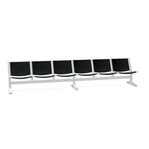 Kusch + Co 8000 Bench 6U 4L P 6-Seat Upholstered Beam Seating