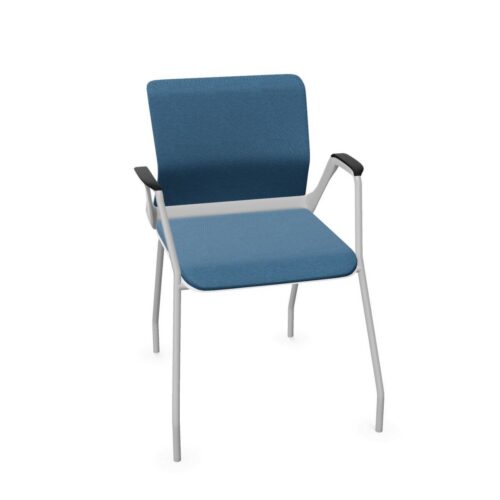 Nowy Styl Youteam Stationary Chair 4-Leg Frame LB-Mesh Uph Back With Armrests