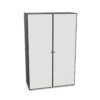 Bralco Glass-Door Tempered Doors Storage Cabinet