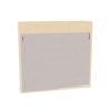 Zilenzio Zorla Storage Mobile Acoustic Room Divider