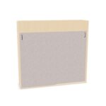 Zilenzio Zorla Storage Mobile Acoustic Room Divider