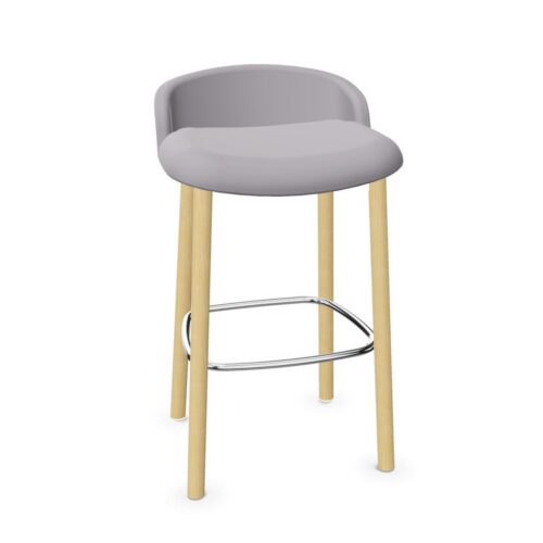 Diemme Loft 4-Leg Wooden Base Stool