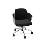Bralco My Belle Swivel Upholstered Low Office Chair