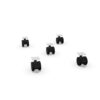 Bralco Twin-Wheel Castors With Mounting Plates Furniture Castors