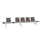 Kusch + Co V-Travel Bench-5 Standard 5-Seat With Tabletops Beam Seating