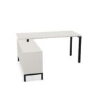 Nowy Styl CS5040 Desk Integrated With Sideboard I-Leg Frame Base Fixed Height