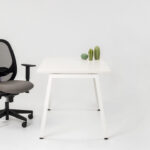 Nowy Styl Eggy Swivel Chair Mesh Back Upholstered Seat Office Chair