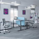 Nowy Styl Navigo Swivel Chair Uph Plastic Back Task Upholstered Backrest