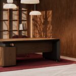 Nowy Styl Erange Desk Freestanding Slab-Leg Base Fixed RC Mini Compact Home
