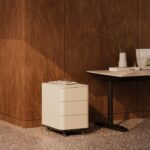 Nowy Styl Erange Desk Freestanding Slab-Leg Base Fixed RC Mini Compact Home