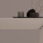 Nowy Styl Erange Desk Freestanding Slab-Leg Base Fixed RC Rounded-Corner Top office arrangement