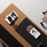 Nowy Styl Erange Desk Freestanding Slab-Leg Base Fixed RC Mini Compact Home