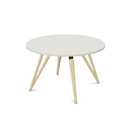 Nowy Styl Tauko Table V-Leg Lwm Base 4-Leg Round Top Conference Table