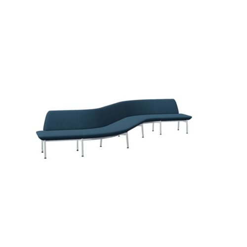 Kusch + Co Genaya GENSOFASETSSHAPE4 S-Shaped Upholstered Modular Sofa Set
