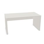 Nowy Styl Sqart Desk Freestanding Slab-Leg Fixed Rectangular Pnm Fixed-Height