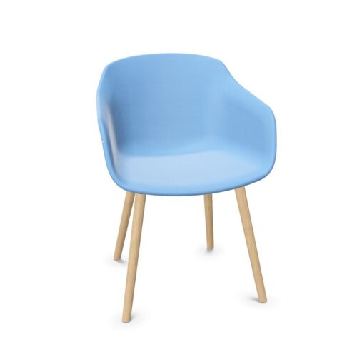 Gaber Dress Dame BL 4-Leg Wooden Upholstered Chair