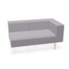 Diemme Lateral 2D With Armrests Right-Side Modular Sofa
