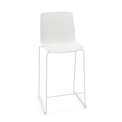 Frezza Yo Plastic Sled Unibody Bar Stool