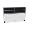 Frezza Storage Glass Top Sideboard