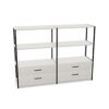 Nowy Styl Aplo Cabinet 3OH 2C 2-Column Open Cabinet