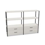 Nowy Styl Aplo Cabinet 3OH 2C 2-Column Open Cabinet