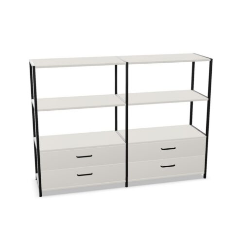 Nowy Styl Aplo Cabinet 3OH 2C 2-Column Open Cabinet