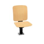 Kusch + Co V-Care Beam Seating 1U MF W Floor-Fixed 1-Seat Beam Seating Bench